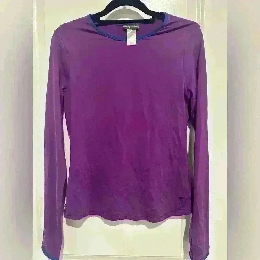 Tommy Bahama Women’s Long-Sleeve blue shirt - Picture 6 of 6